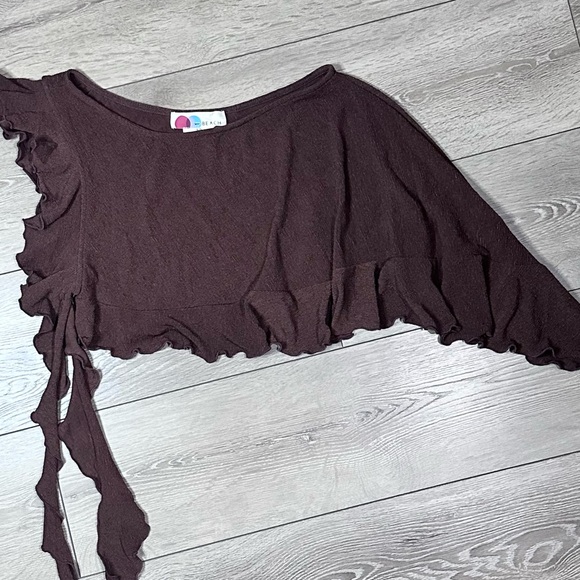 NWOT Free People Beach Trinity Top Chocolate Brown - Picture 6 of 15